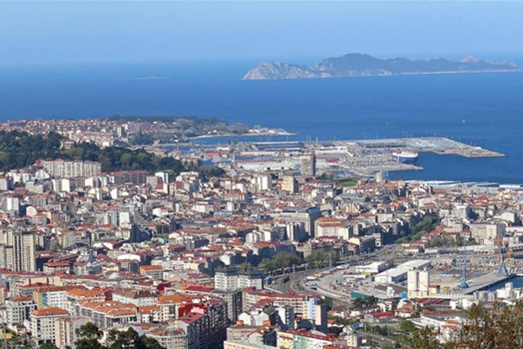 Apartamento Completo Con Parking Privado Y Wifi En San Roque Vigo Exteriér fotografie